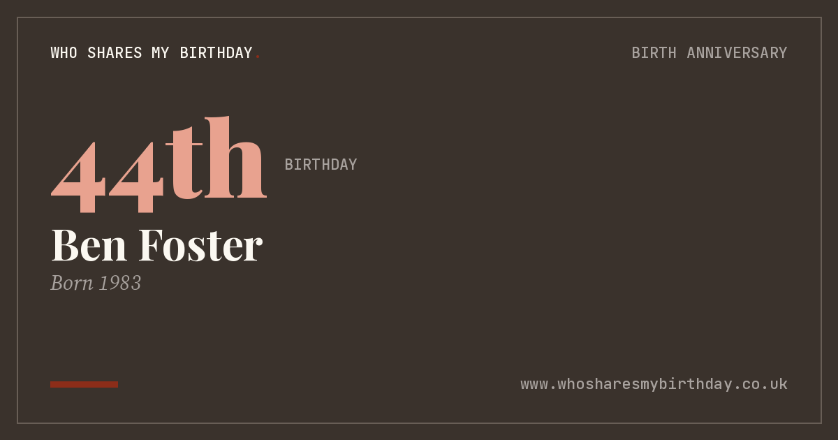Ben Foster