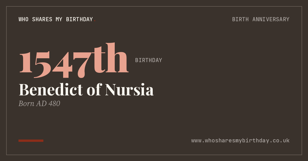 Benedict of Nursia