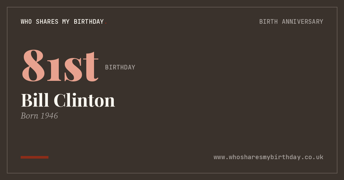 Bill Clinton