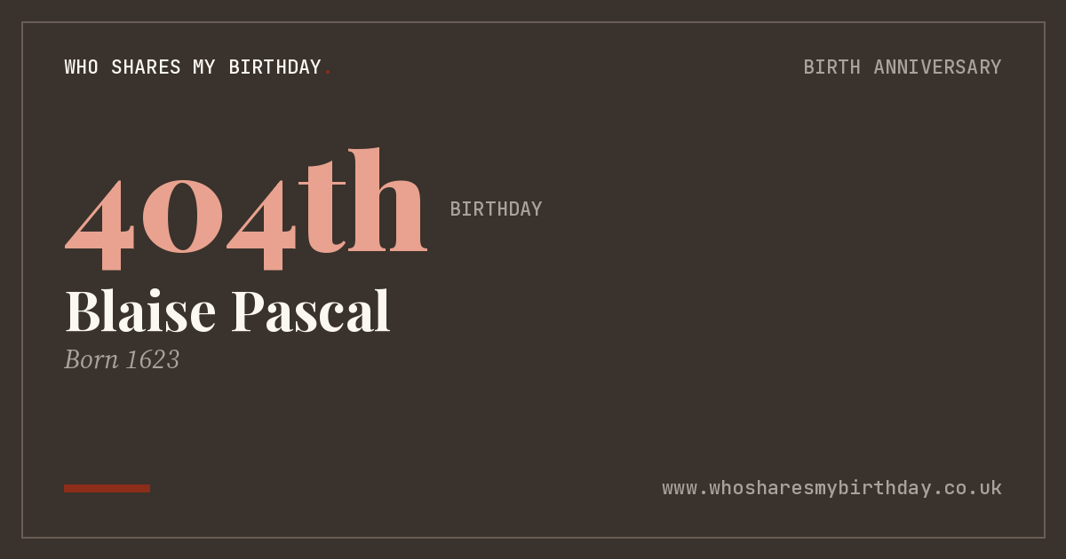 Blaise Pascal