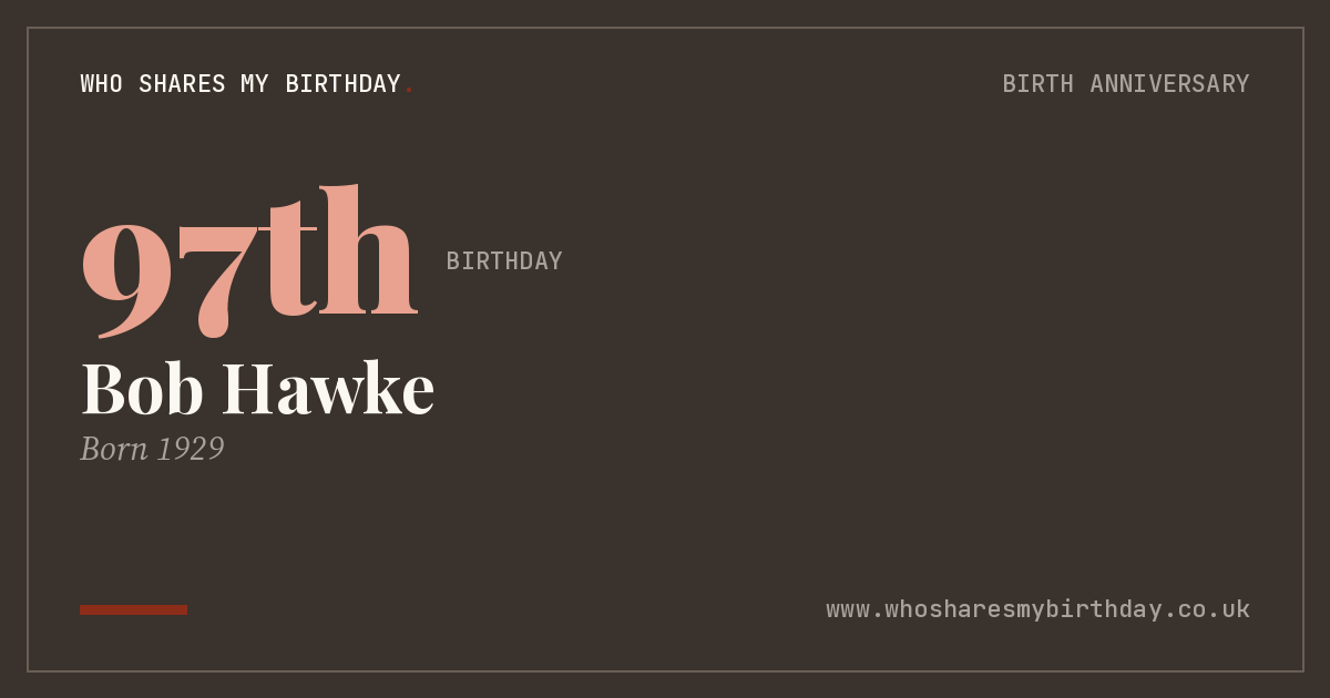 Bob Hawke