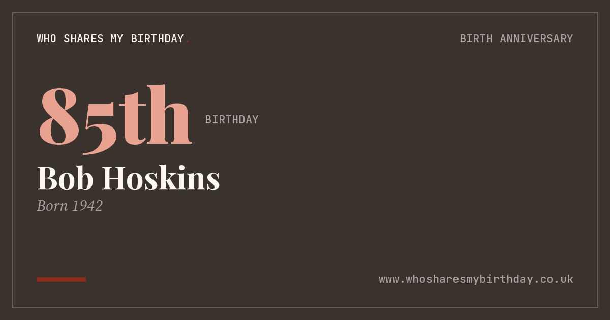 Bob Hoskins