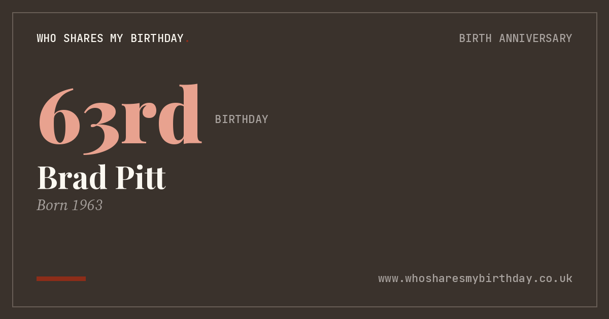 Brad Pitt