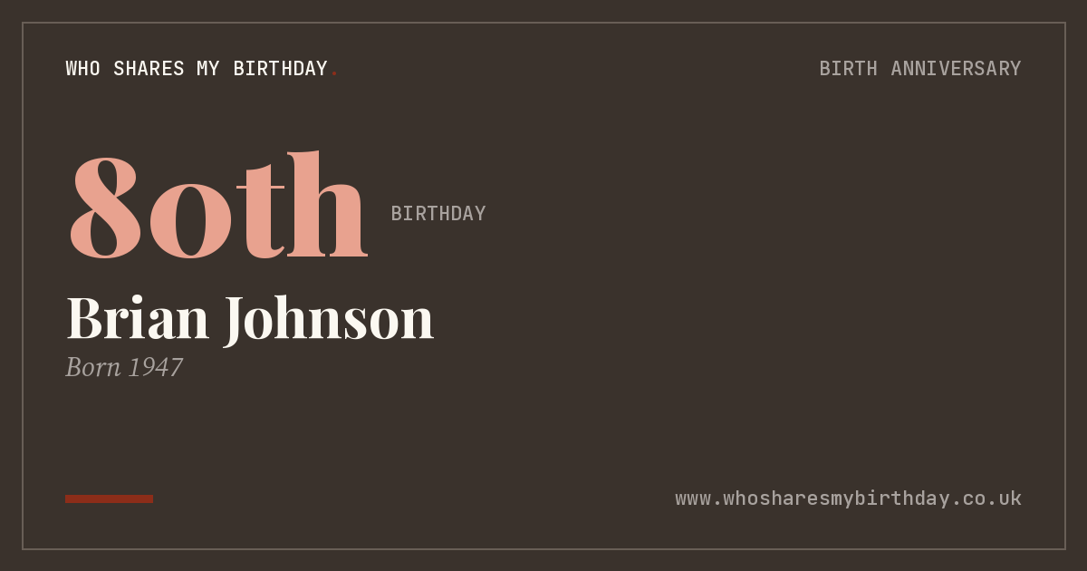Brian Johnson