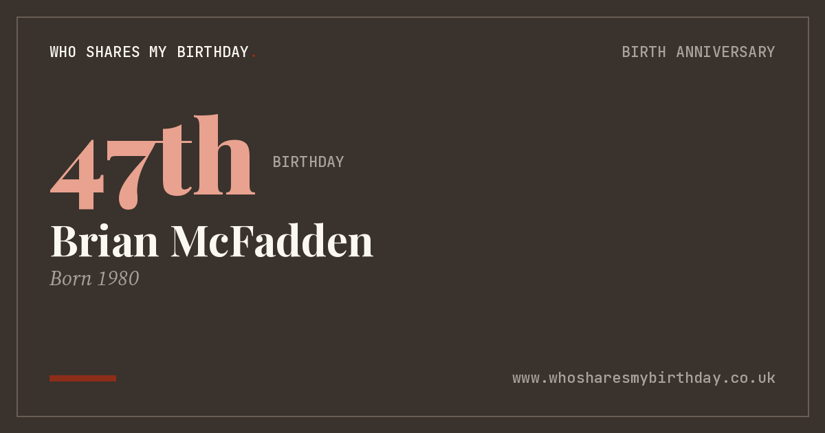 Brian McFadden