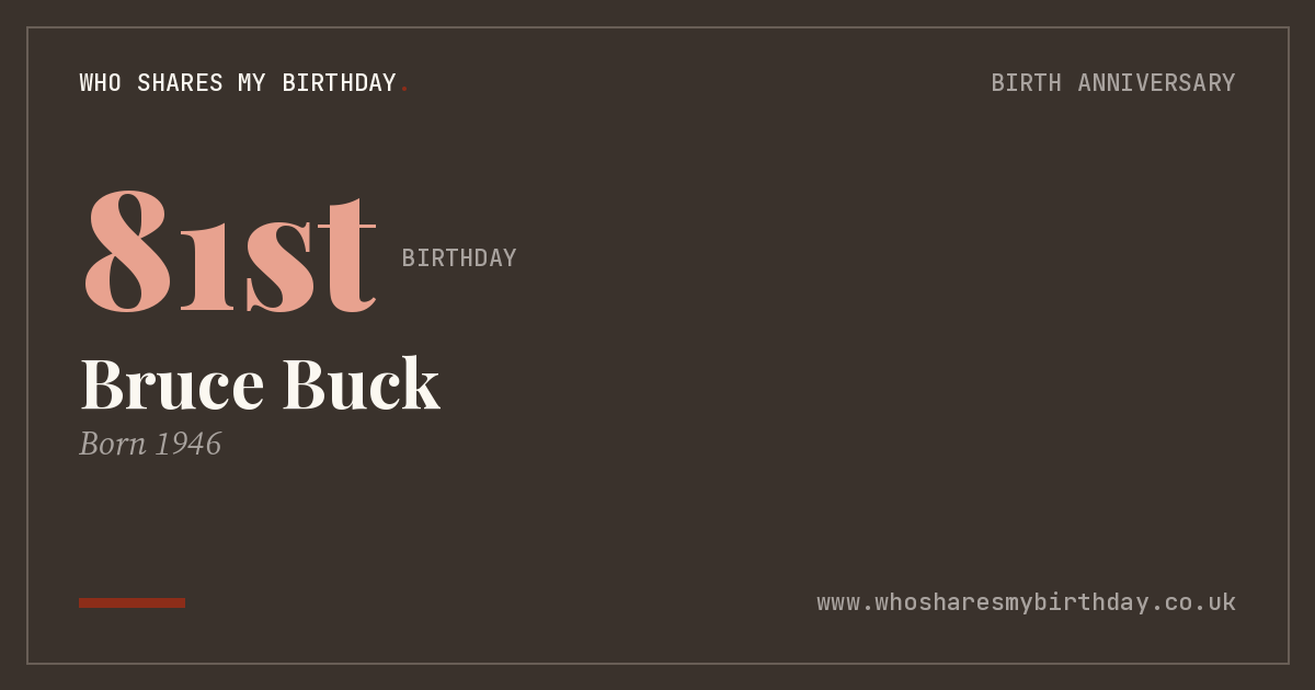Bruce Buck