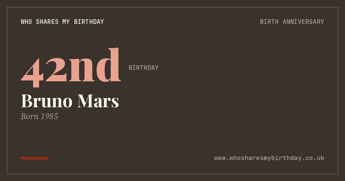 Bruno Mars