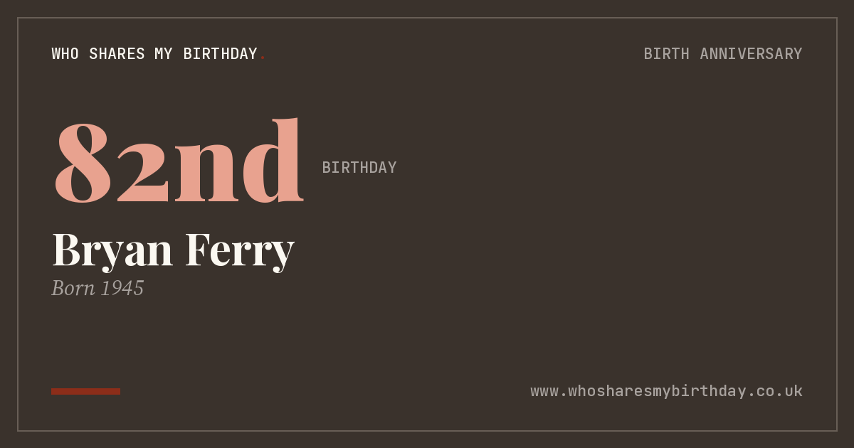 Bryan Ferry