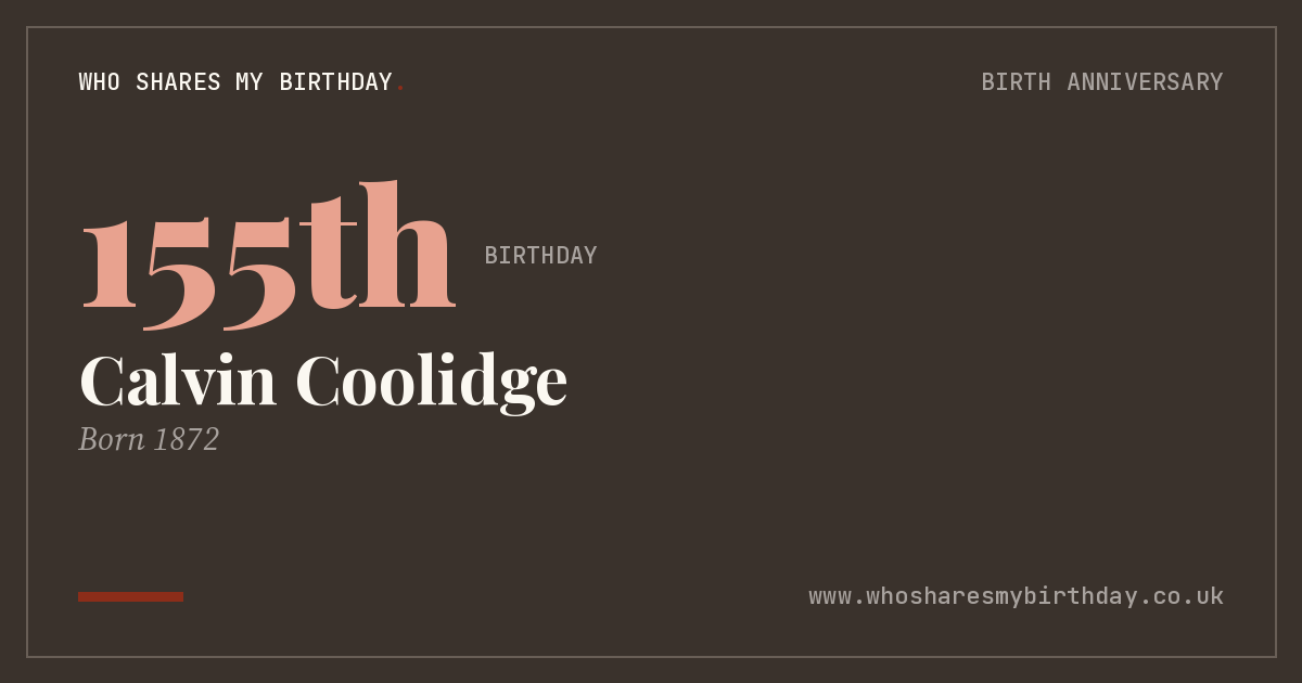 Calvin Coolidge
