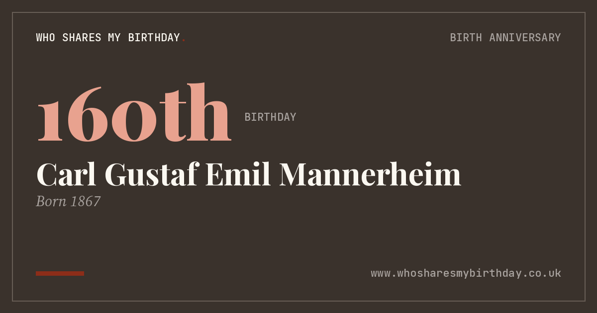 Carl Gustaf Emil Mannerheim