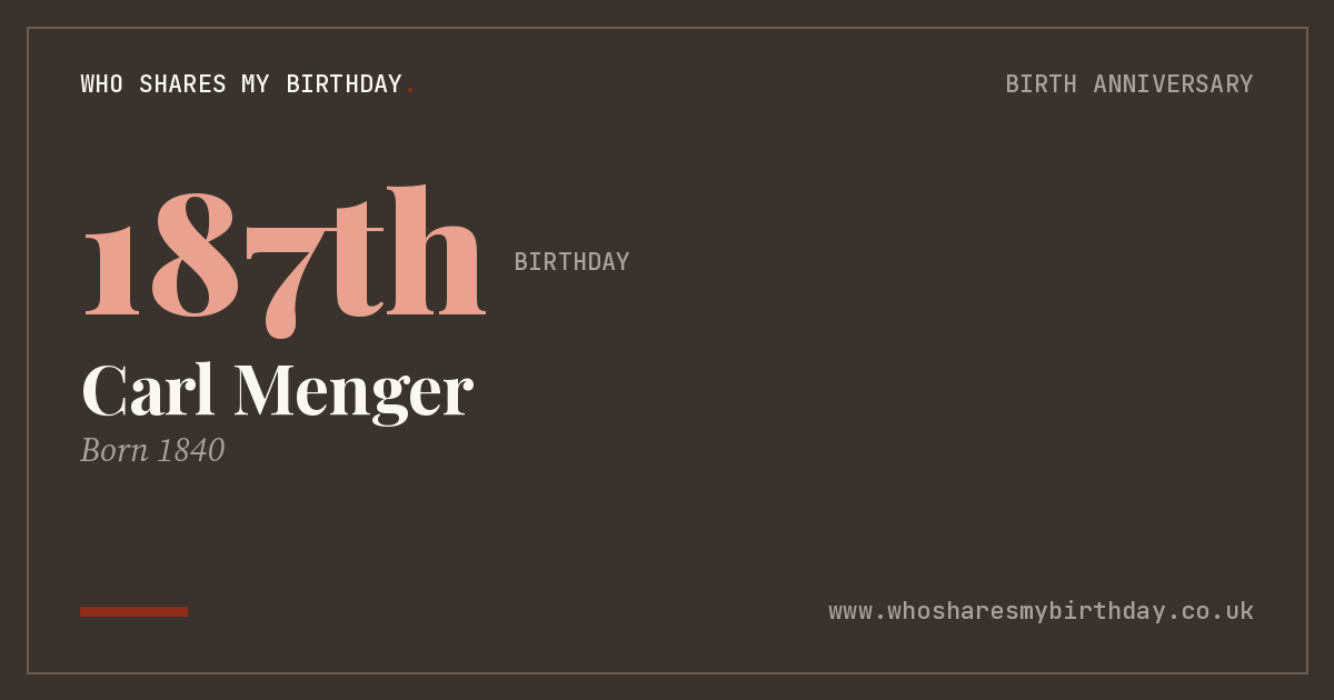Carl Menger