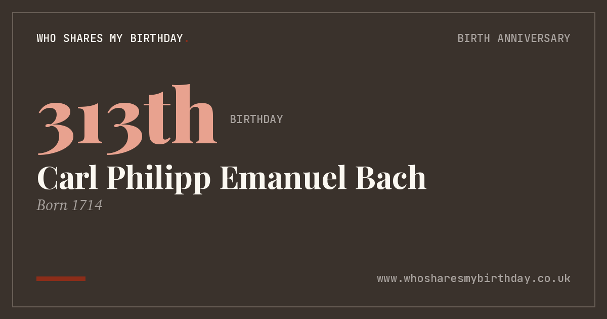 Carl Philipp Emanuel Bach
