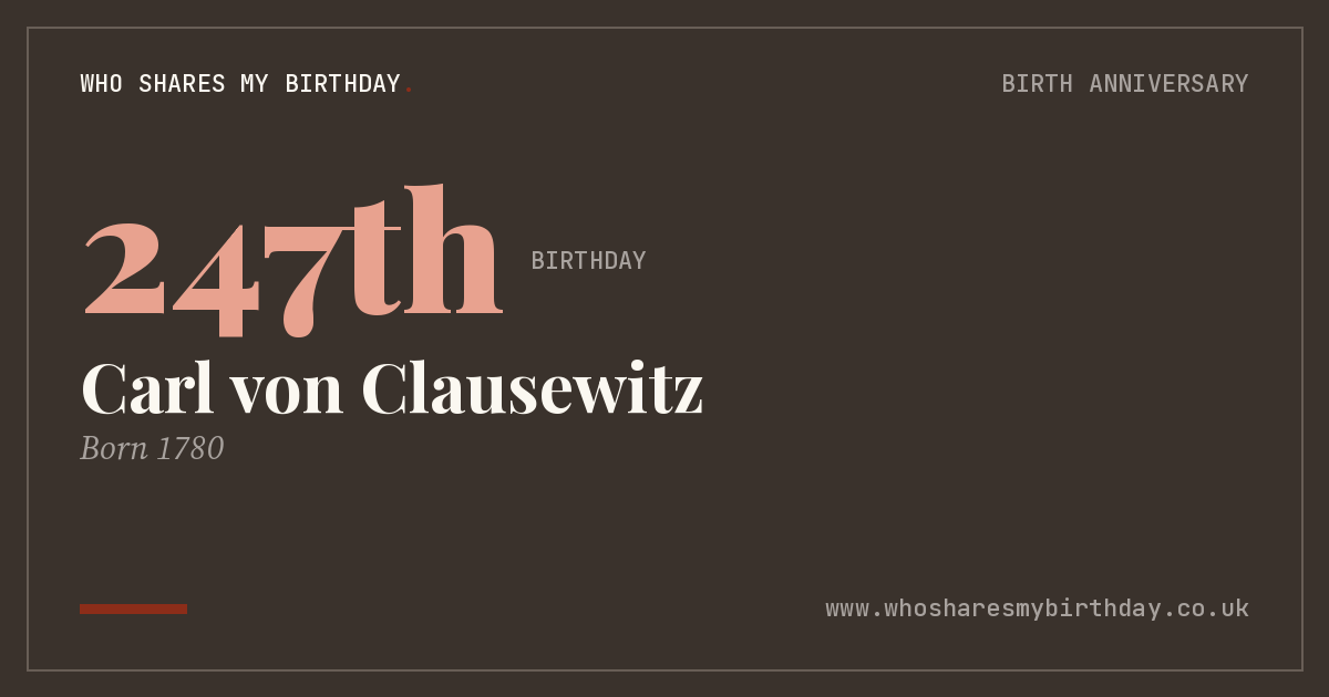 Carl von Clausewitz