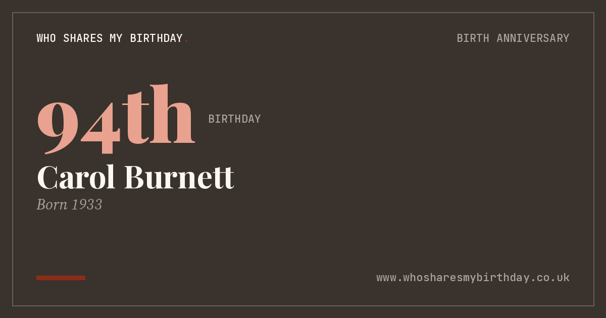 Carol Burnett