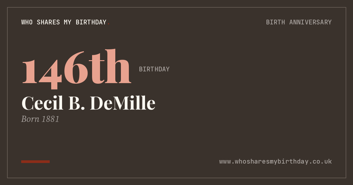 Cecil B. DeMille