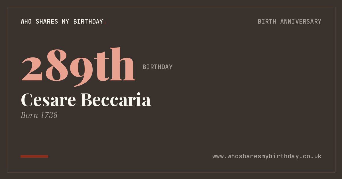 Cesare Beccaria