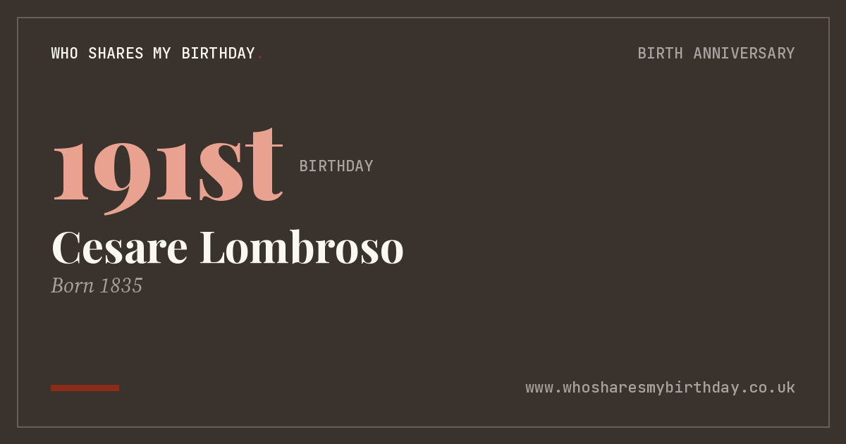 Cesare Lombroso