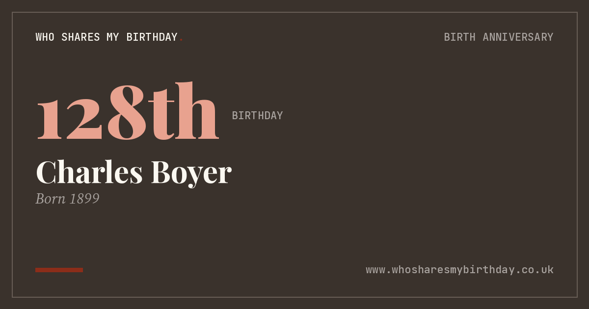 Charles Boyer