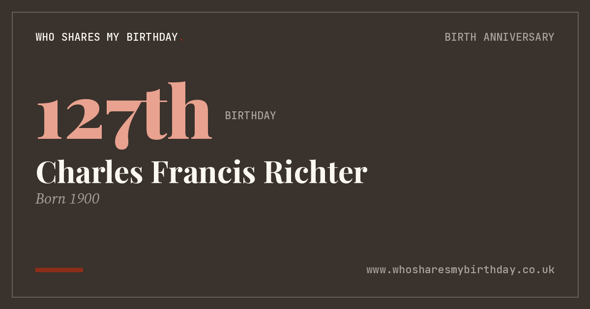 Charles Francis Richter