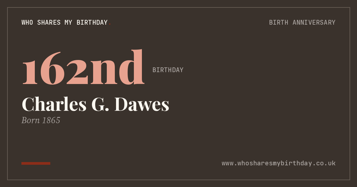 Charles G. Dawes