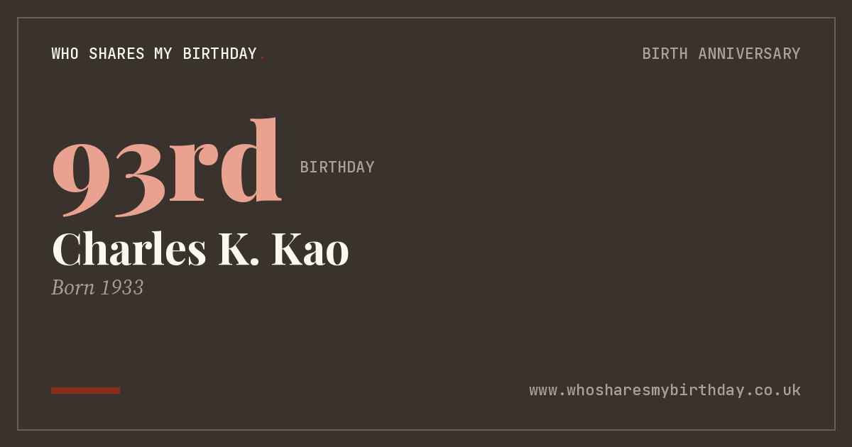 Charles K. Kao