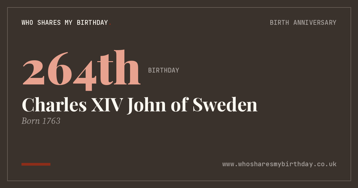 Charles XIV John of Sweden