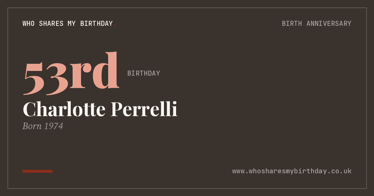 Charlotte Perrelli