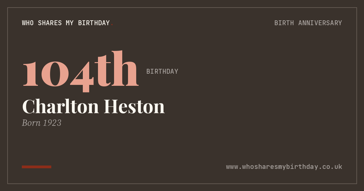 Charlton Heston