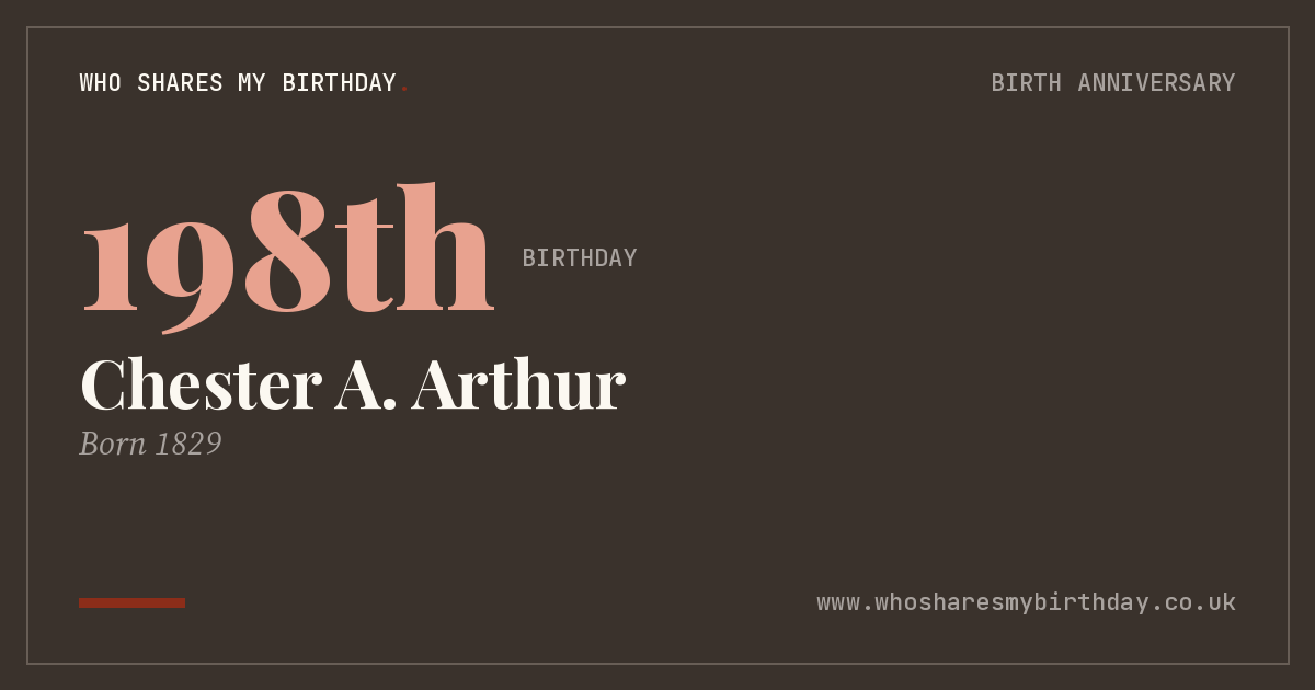 Chester A. Arthur