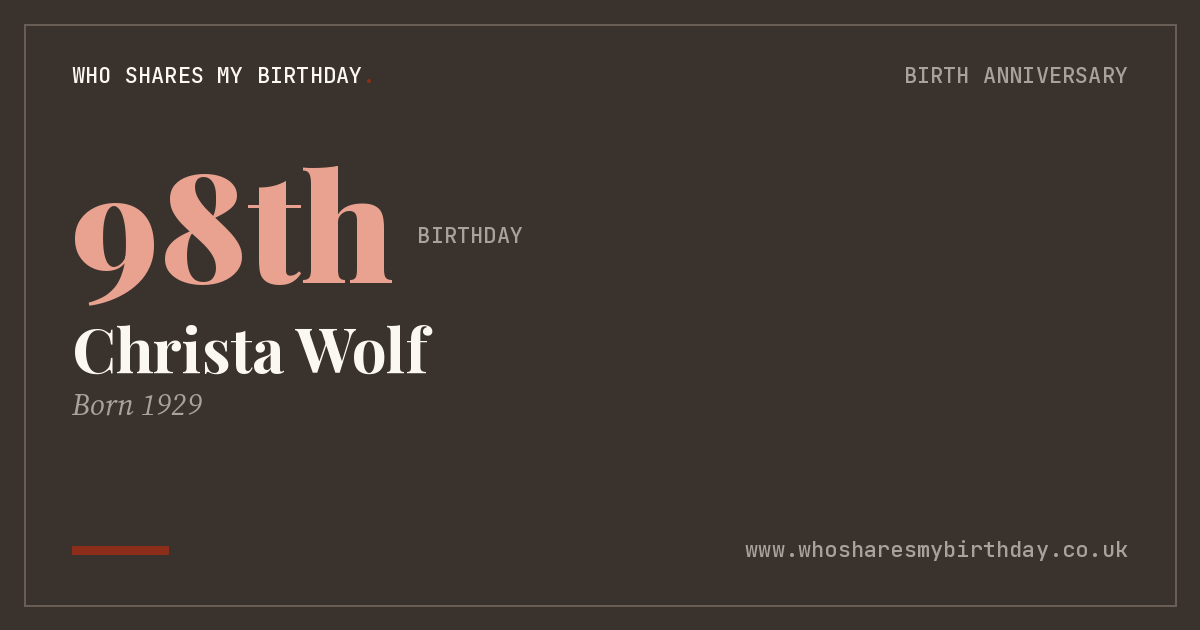 Christa Wolf