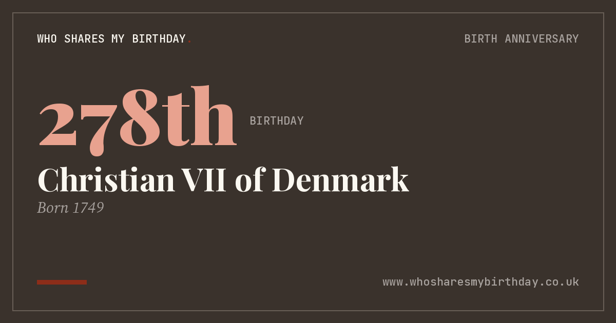 Christian VII of Denmark