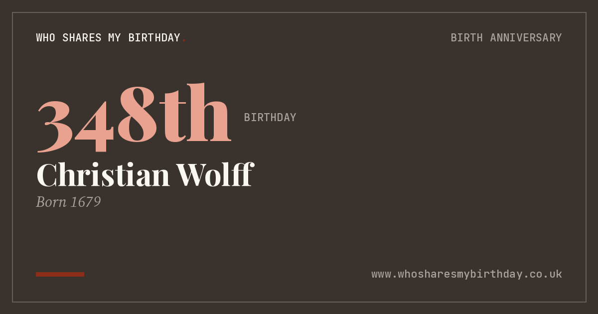 Christian Wolff