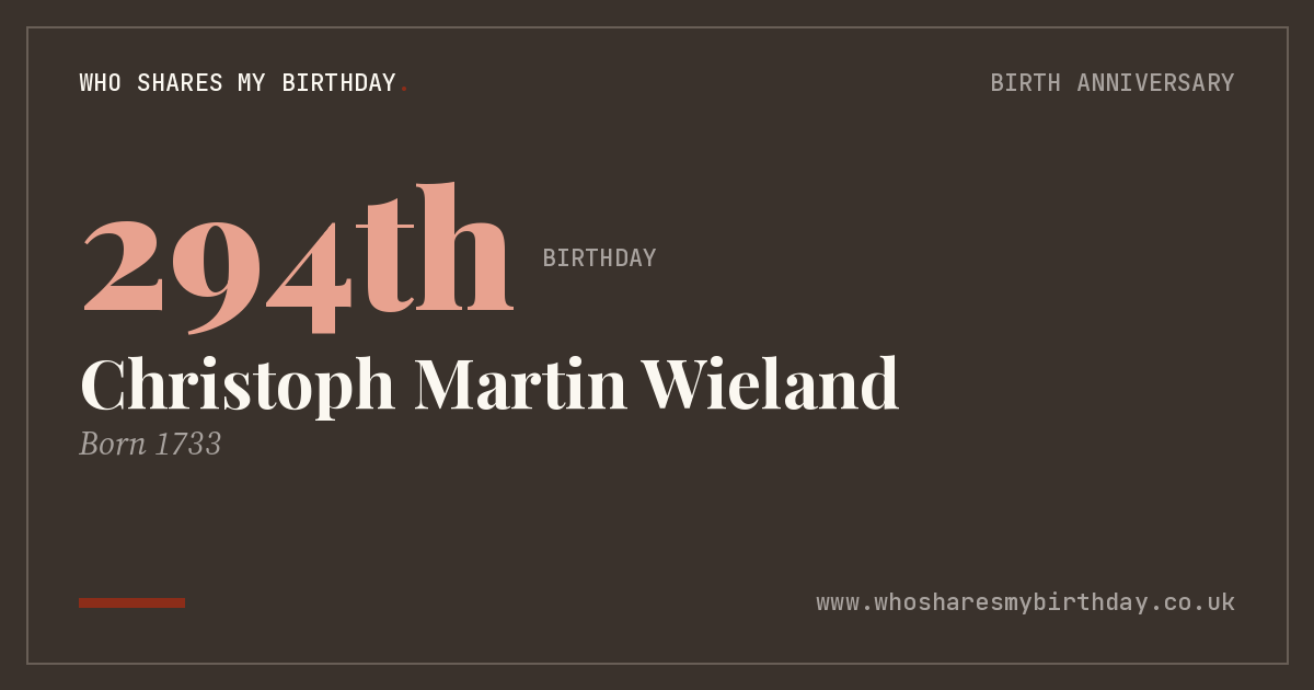 Christoph Martin Wieland