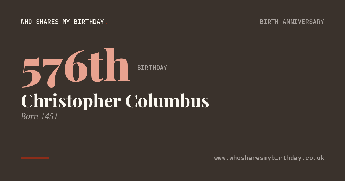 Christopher Columbus