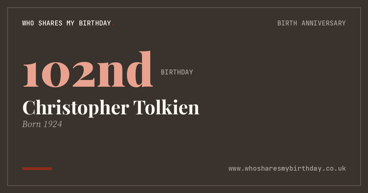 Christopher Tolkien