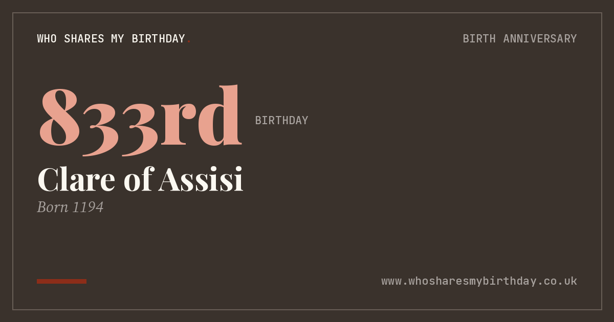Clare of Assisi