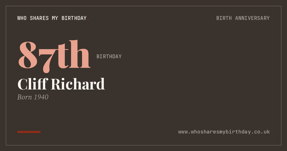 Cliff Richard