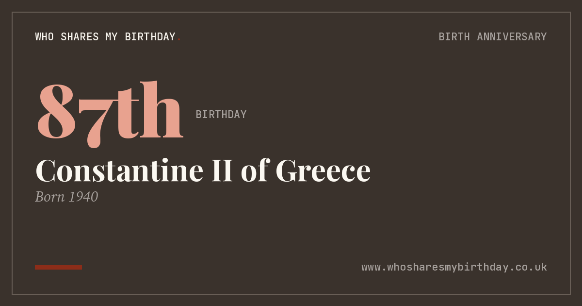 Constantine II of Greece