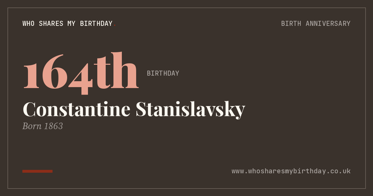 Constantine Stanislavsky