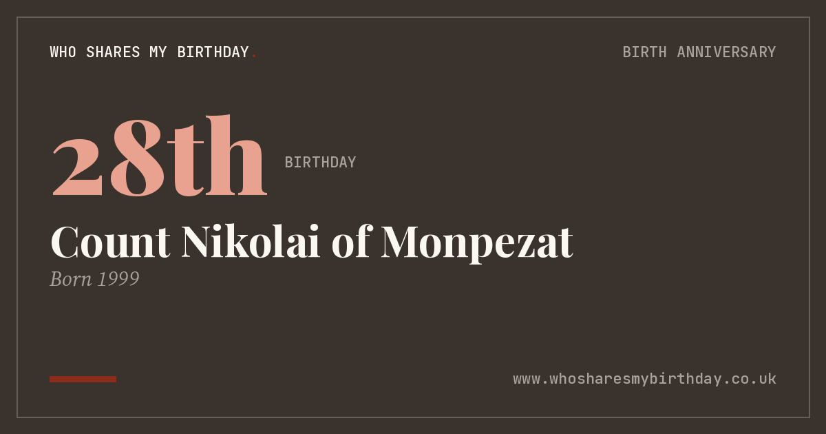 Count Nikolai of Monpezat