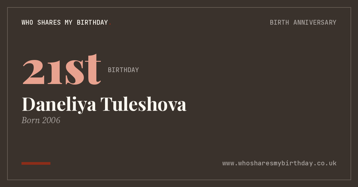 Daneliya Tuleshova