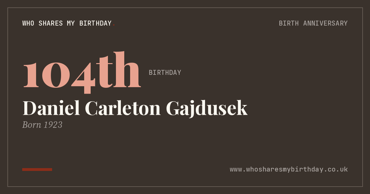Daniel Carleton Gajdusek