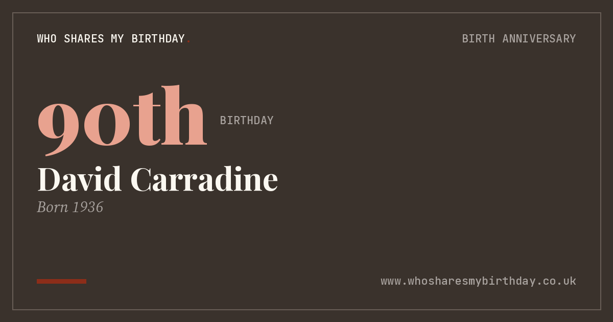 David Carradine