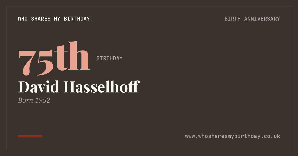 David Hasselhoff