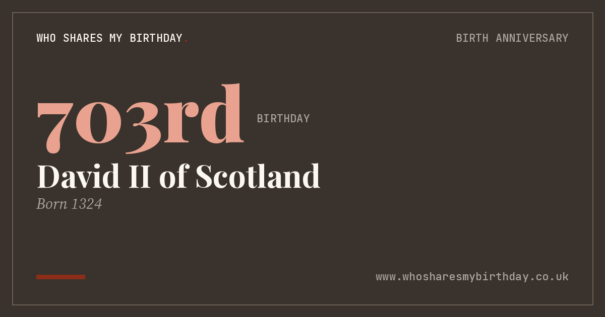 David II of Scotland