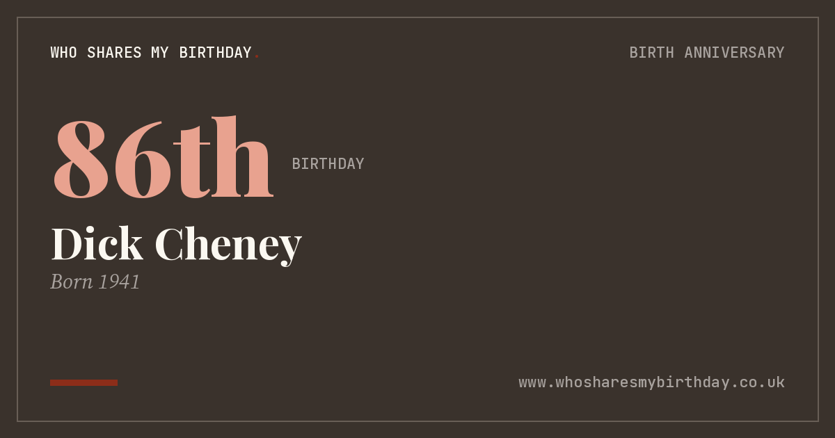 Dick Cheney