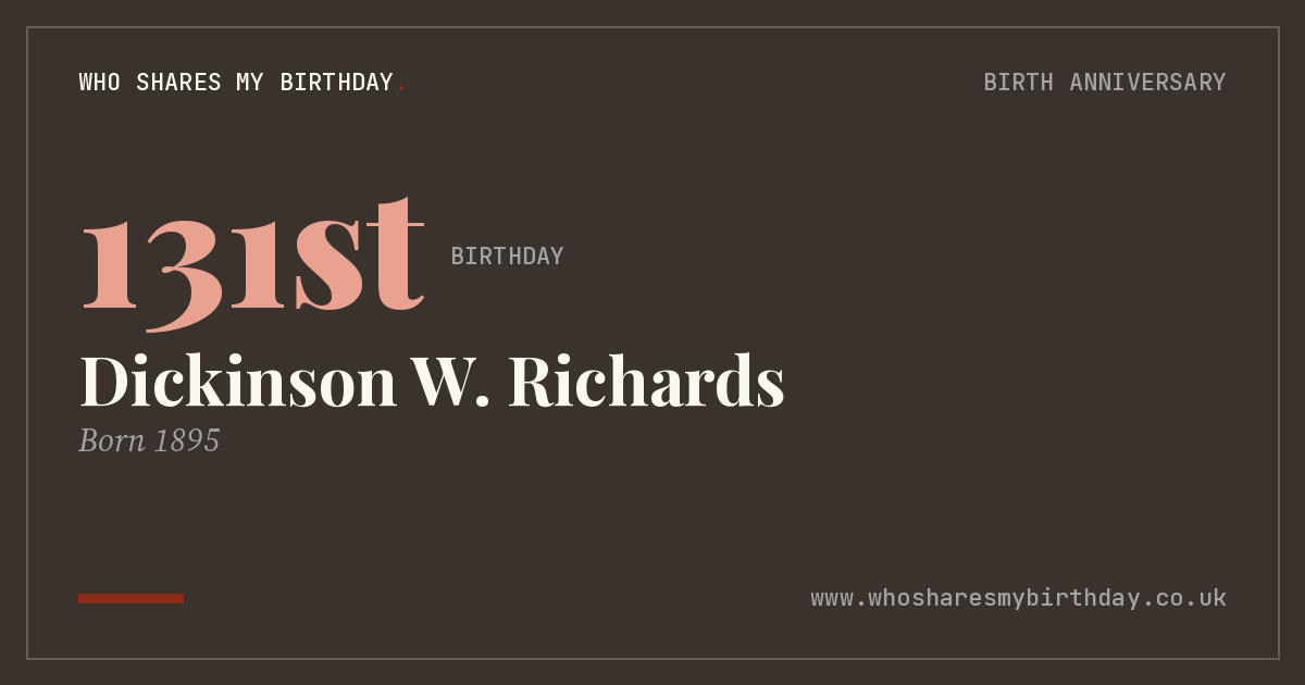 Dickinson W. Richards