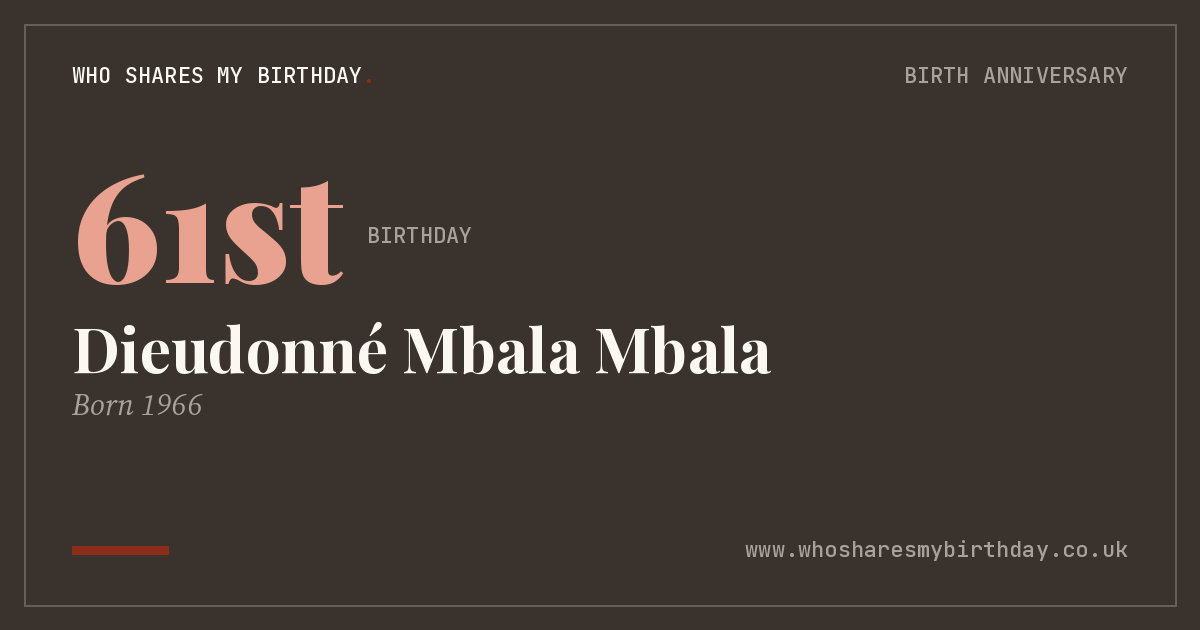 Dieudonné Mbala Mbala