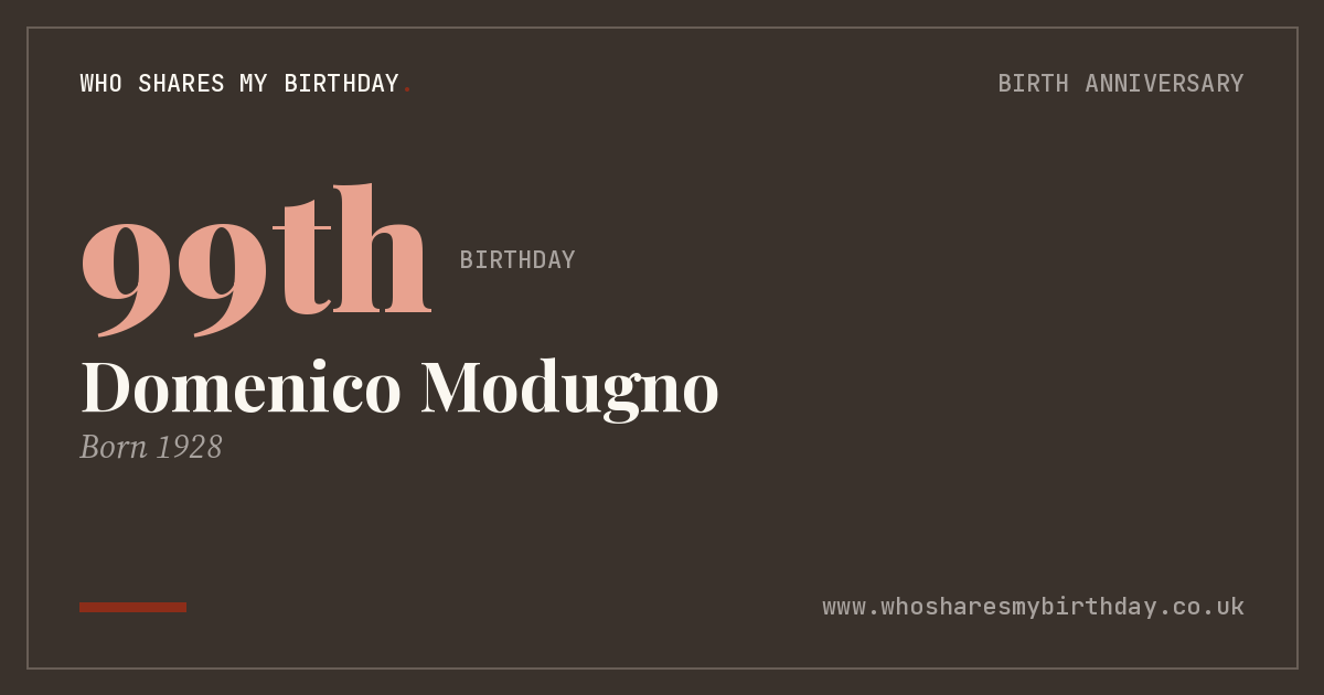 Domenico Modugno