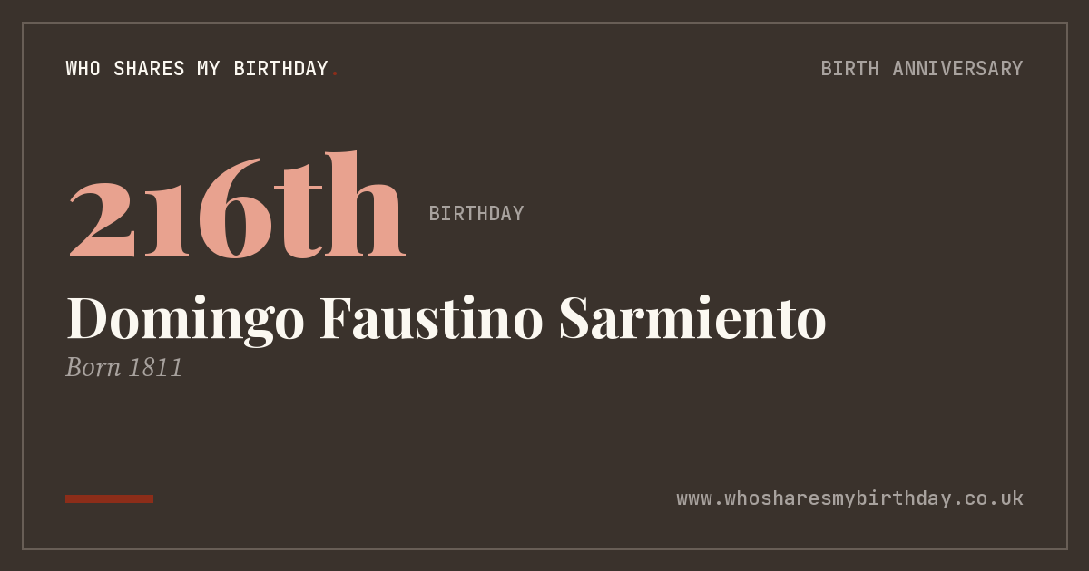 Domingo Faustino Sarmiento